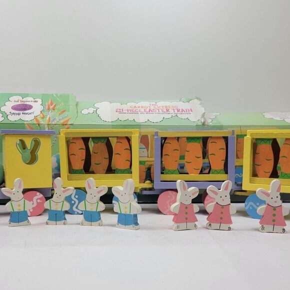 The Carrot Express Easter Train By Sue Dreamer *INCOMPLETE - Picture 2 of 8